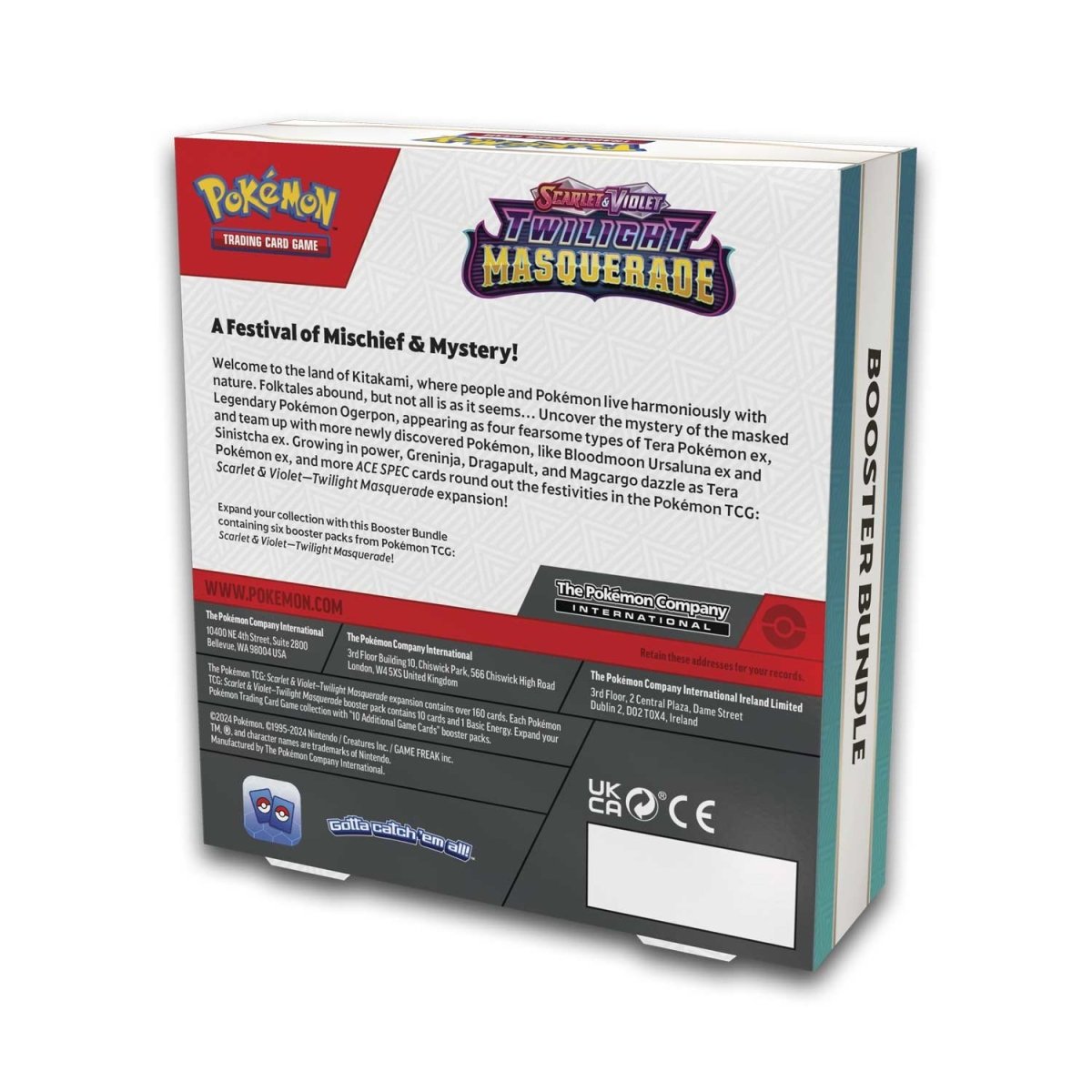 Pokémon TCG: Scarlet & Violet Twilight Masquerade Booster Bundle (6 Packs)