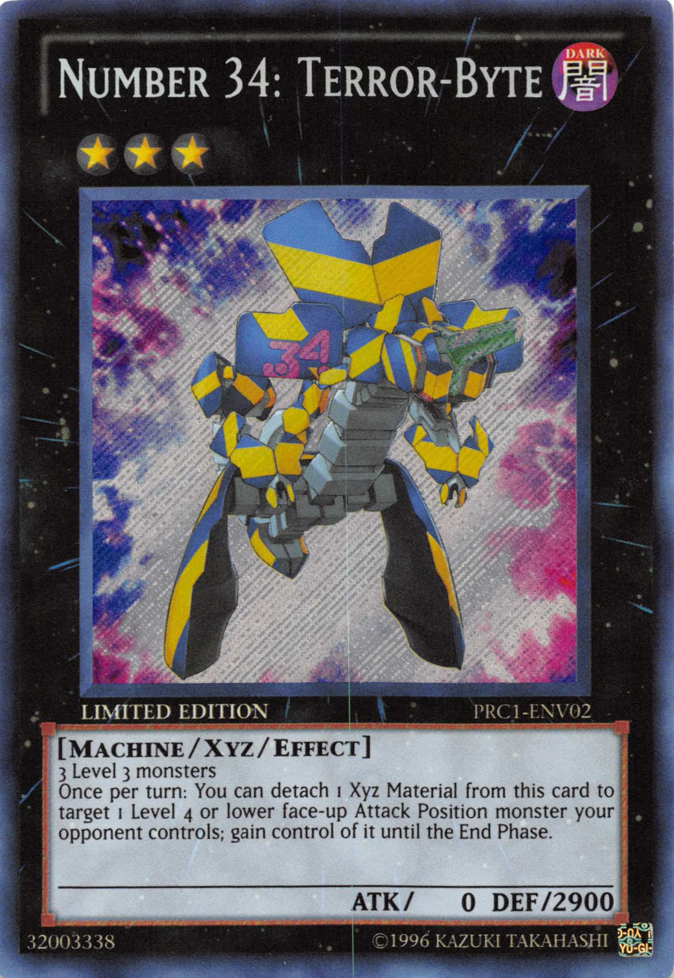 Number 34: Terror-Byte [PRC1-ENV02] Secret Rare