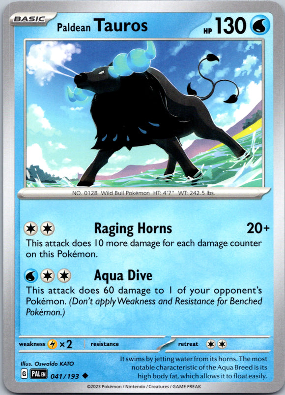 Paldean Tauros - 041/193 [041/193] [Paldea Evolved]