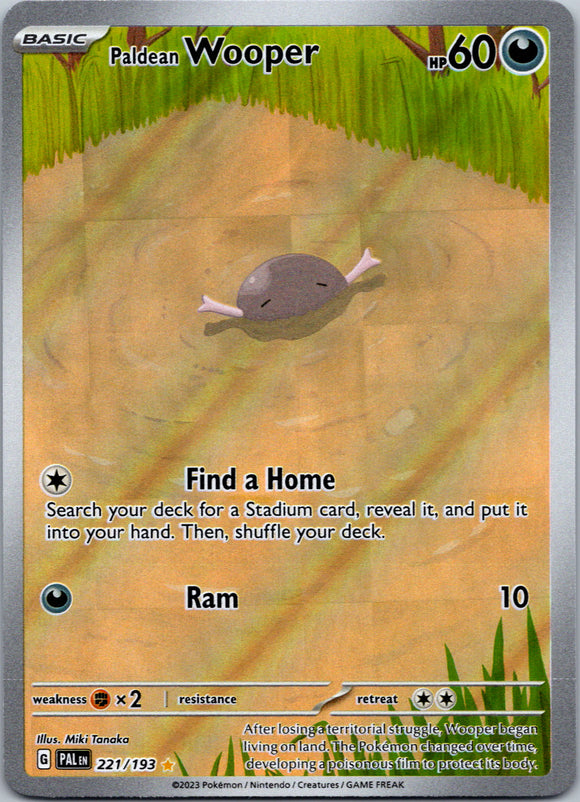 Paldean Wooper - 221/193 [221/193] [Paldea Evolved] Holofoil
