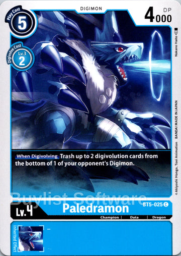 Paledramon [BT5-025] [Battle of Omni] Normal