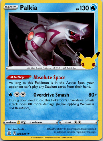 Palkia [004/025] [Celebrations] Holofoil