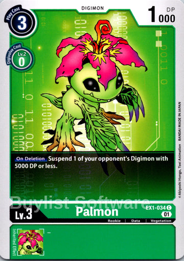 Palmon [EX1-034] [Classic Collection] Normal