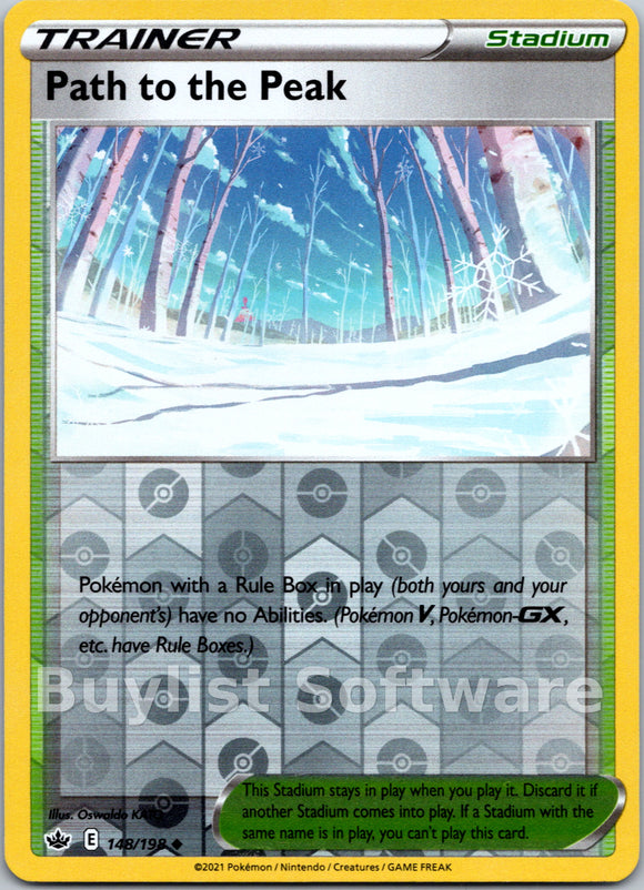 Path to the Peak  (148/198) [Sword & Shield: Chilling Reign]