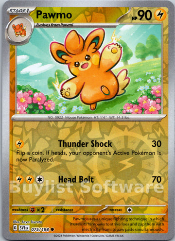Pawmo [75] - (SV01 Scarlet & Violet Base Set)