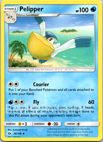 Pelipper [38/149] [Sun & Moon Base Set]