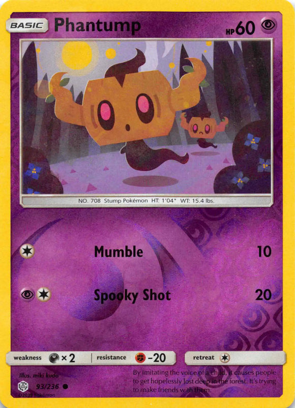Phantump [93/236] [Cosmic Eclipse] Reverse Holofoil