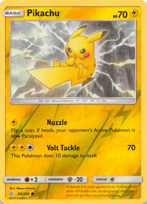 Pikachu [66/236] [Cosmic Eclipse] Reverse Holofoil