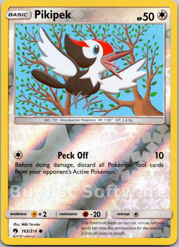 Pikipek (163/214) [Sun & Moon: Lost Thunder]