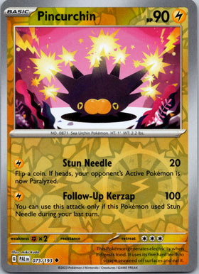 Pincurchin - 073/193 [073/193] [Paldea Evolved] Reverse Holofoil