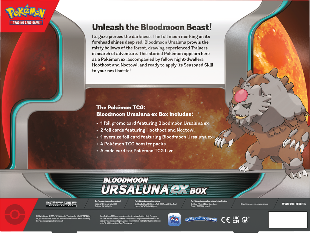 Pokémon TCG: Bloodmoon Ursaluna ex Box