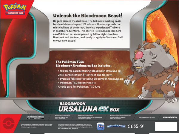 Pokémon TCG: Bloodmoon Ursaluna ex Box