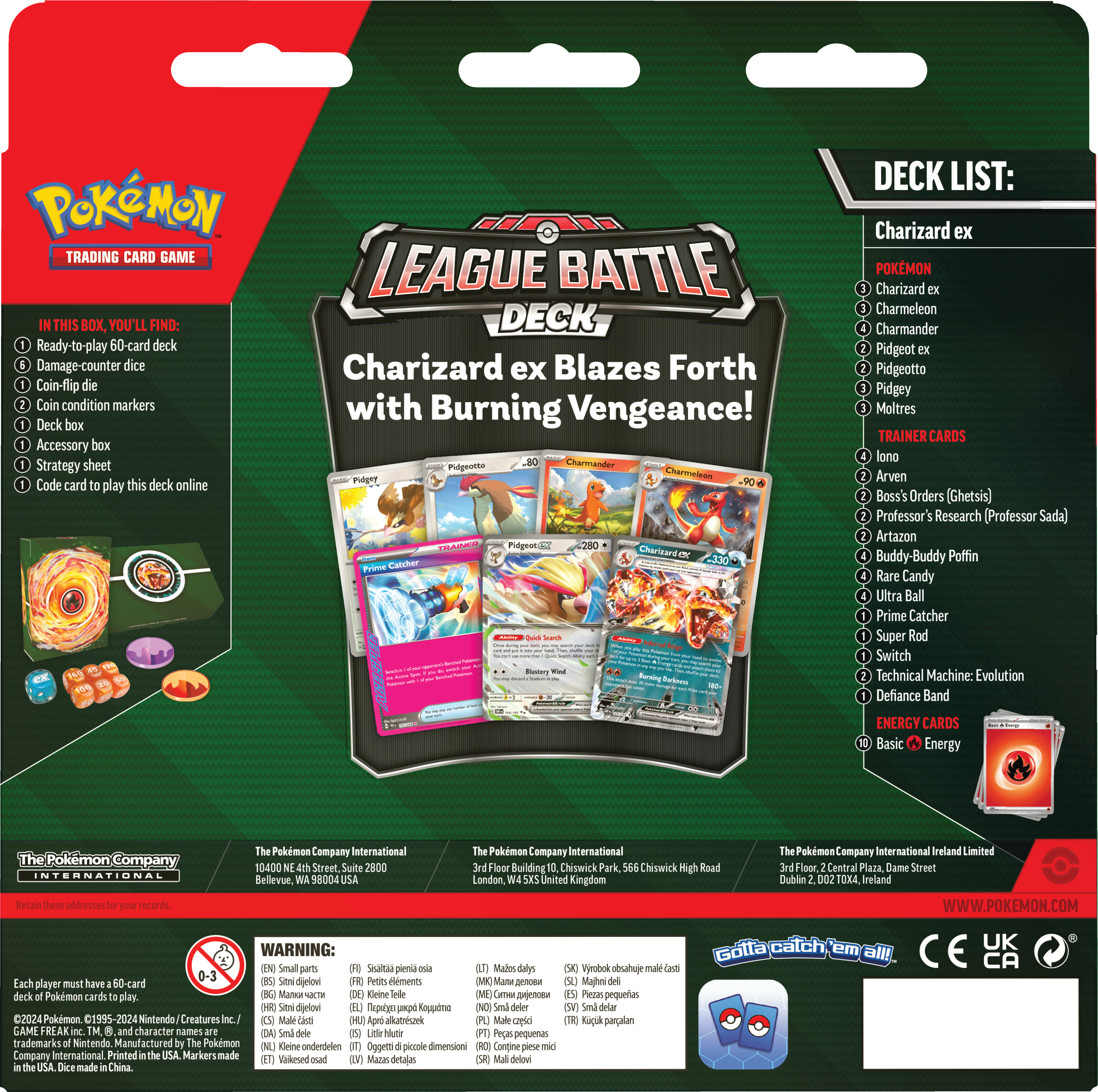 Pokémon TCG: Charizard ex League Battle Deck (Local Pickup Only)