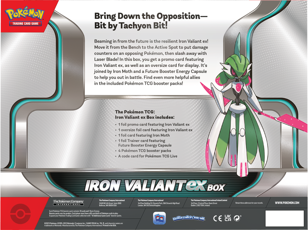 Pokémon TCG: Iron Valiant ex Box