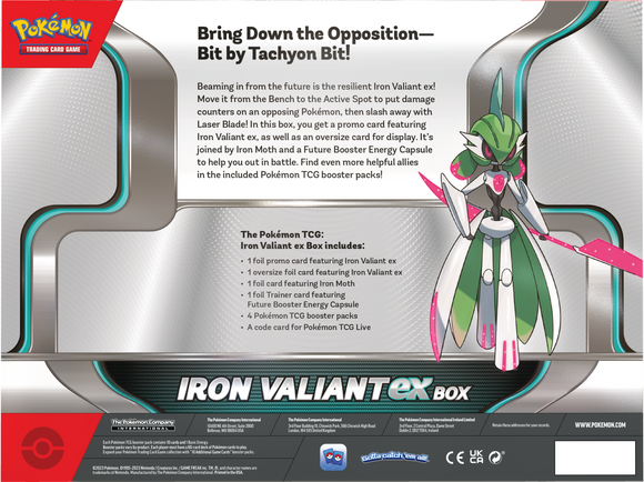 Pokémon TCG: Iron Valiant ex Box