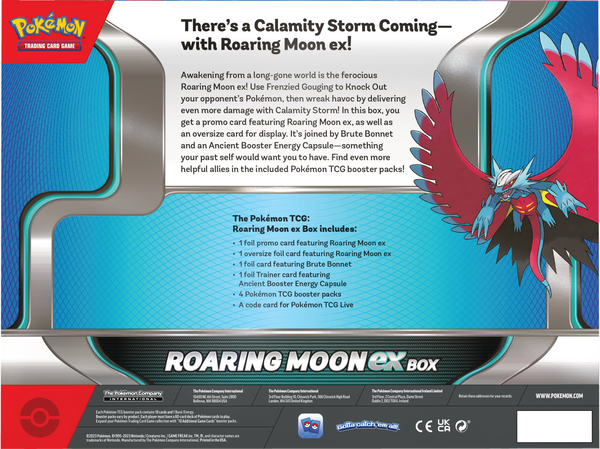 Pokémon TCG: Roaring Moon ex Box