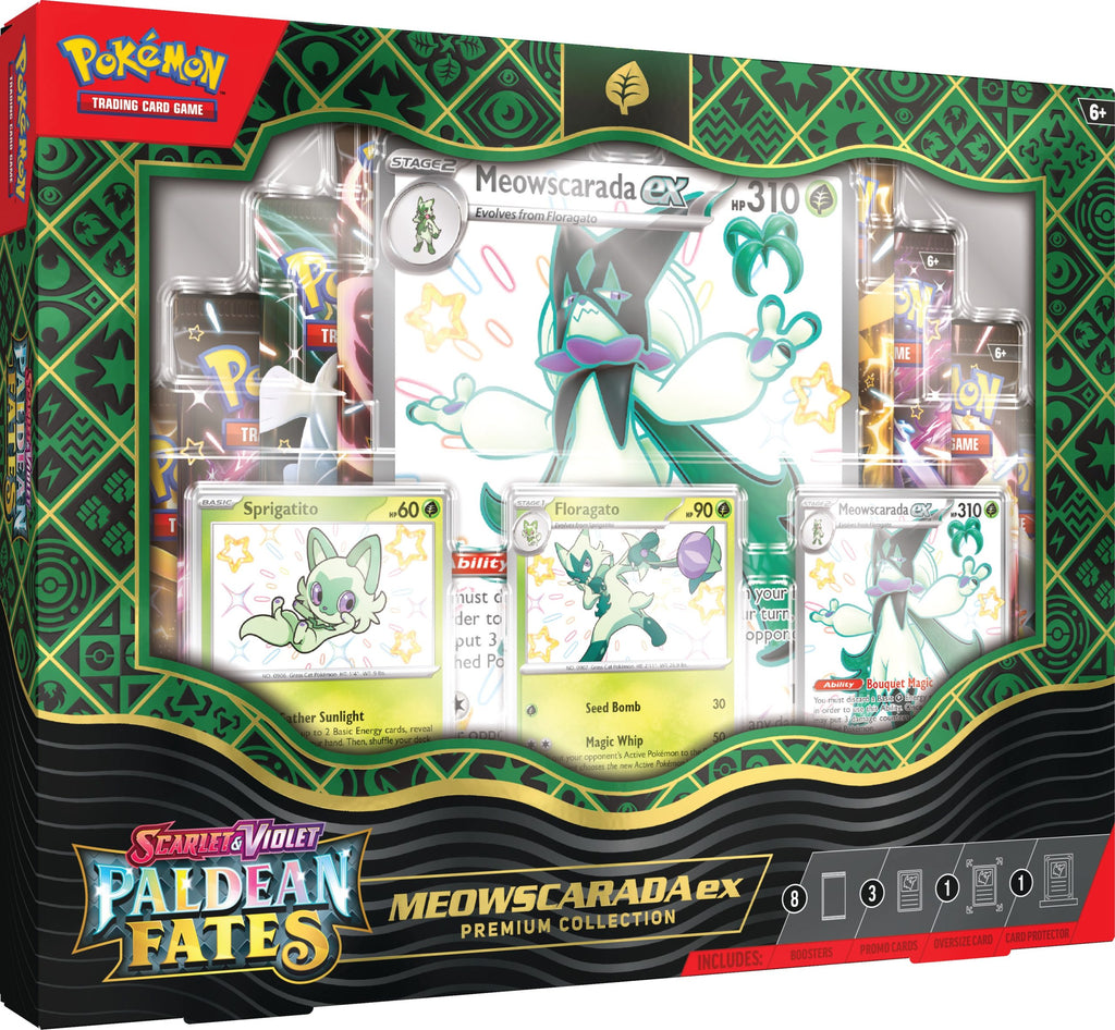 Pokémon TCG: Scarlet & Violet Paldean Fates Meowscarada ex Premium Collection