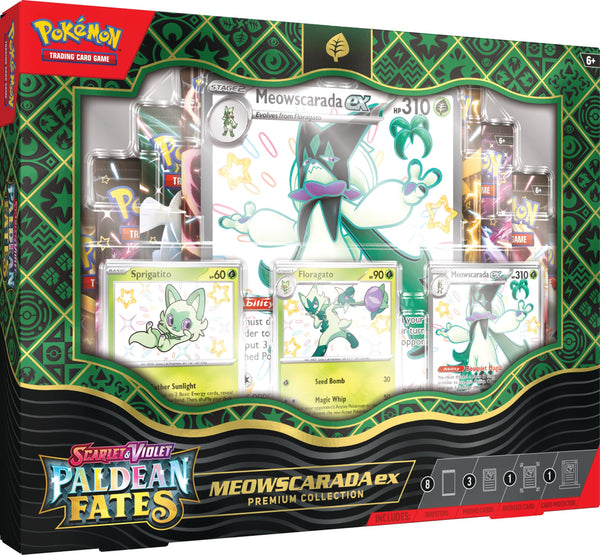 Pokémon TCG: Scarlet & Violet Paldean Fates Meowscarada ex Premium Collection