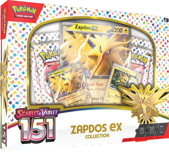 Pokémon TCG: Scarlet & Violet - 151 Collection (Zapdos ex)