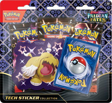 Pokémon TCG: Scarlet & Violet Paldean Fates Tech Sticker Collection (3 Packs) - Greavard