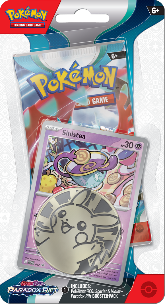 Pokémon TCG: Scarlet & Violet Paradox Rift Checklane Blister (Sinistea)
