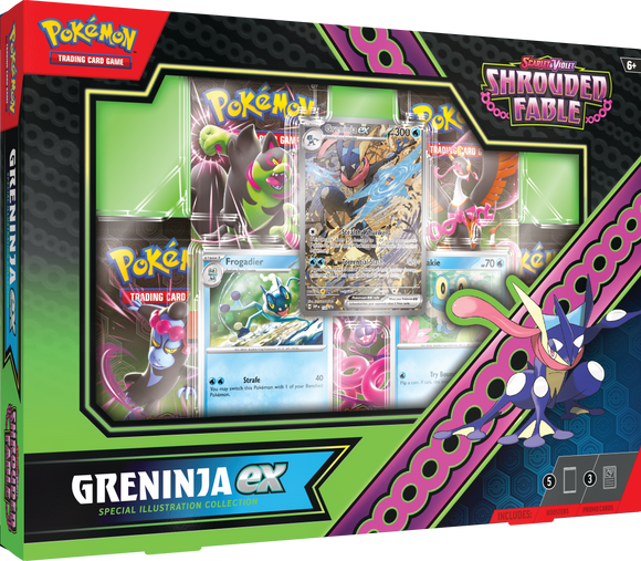 Pokémon TCG: Scarlet & Violet Shrouded Fable Greninja ex Special Illustration Collection