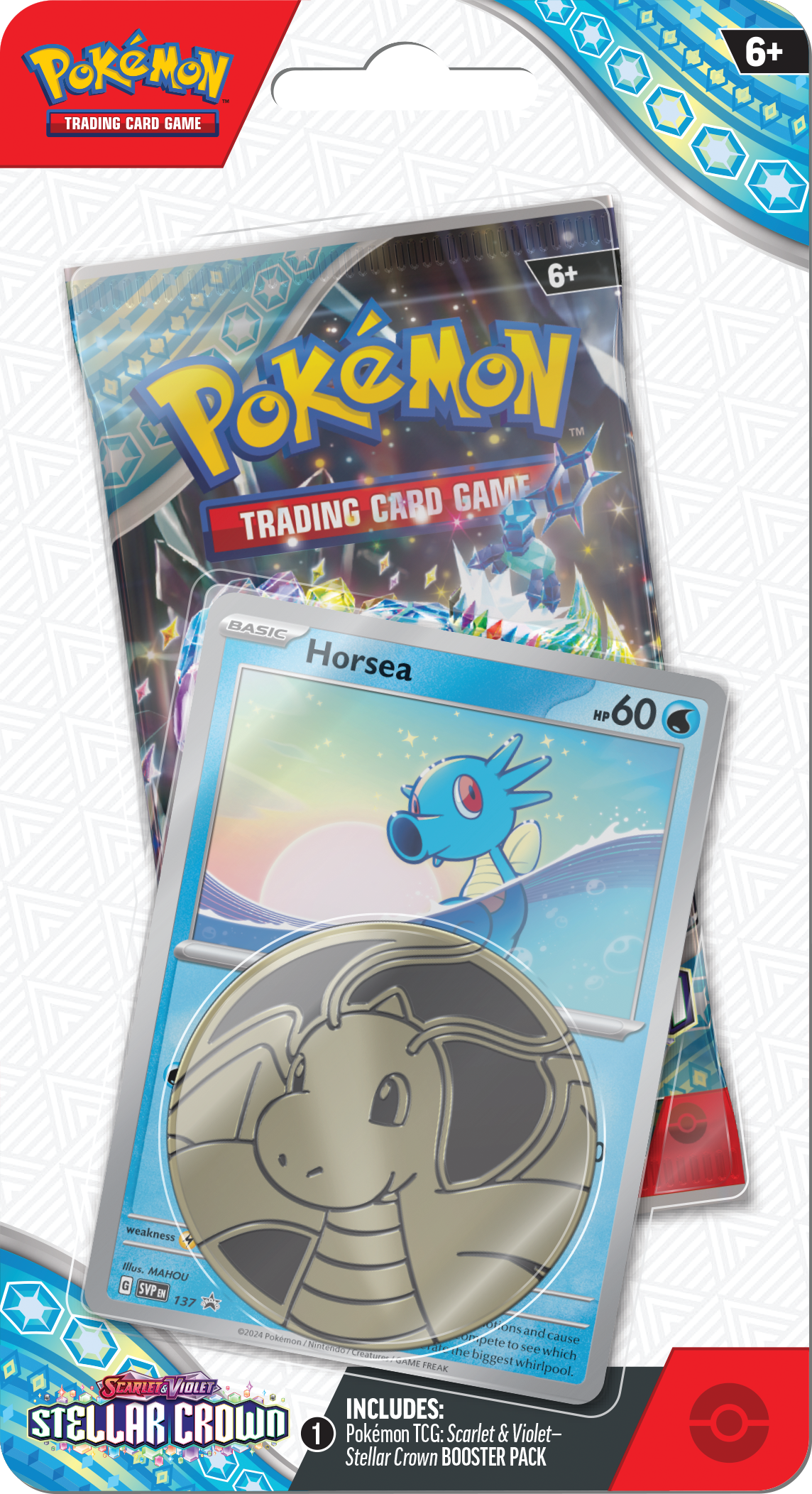 Pokémon TCG: Scarlet & Violet Stellar Crown Checklane Blister (Horsea)