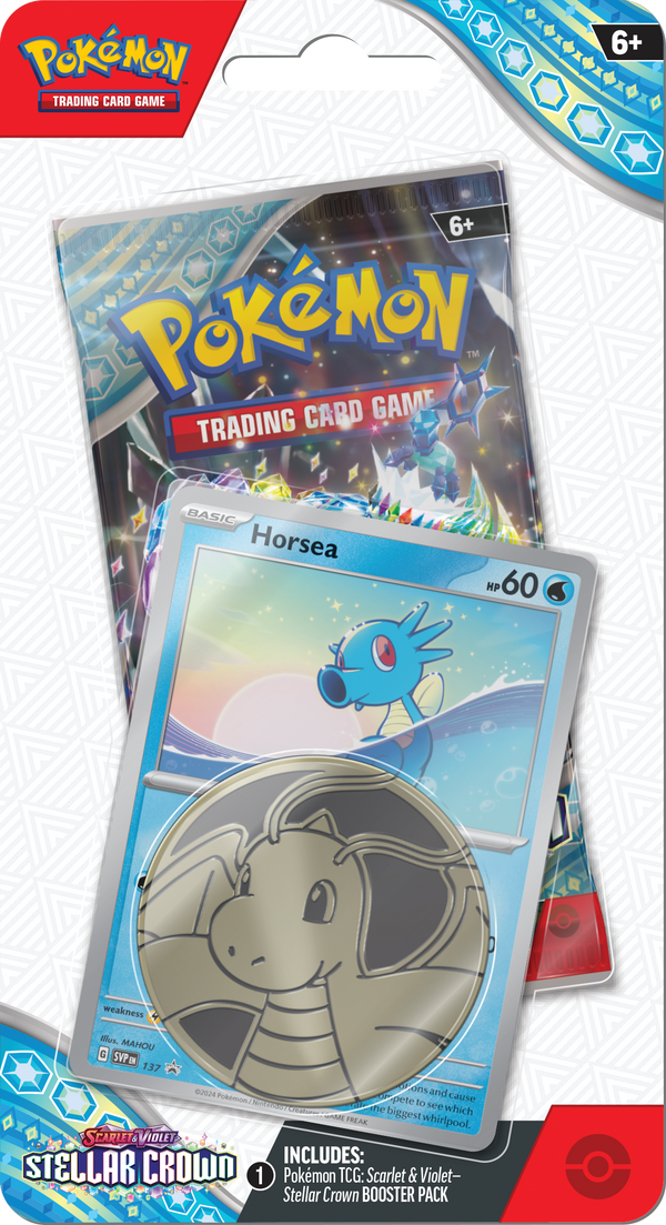 Pokémon TCG: Scarlet & Violet Stellar Crown Checklane Blister (Horsea)