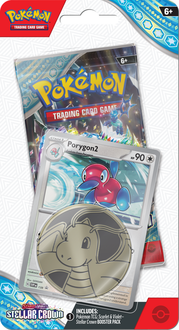 Pokémon TCG: Scarlet & Violet Stellar Crown Checklane Blister (Porygon2)