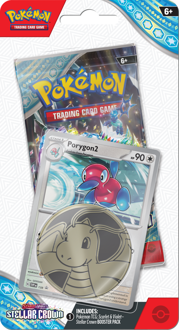 Pokémon TCG: Scarlet & Violet Stellar Crown Checklane Blister (Porygon2)