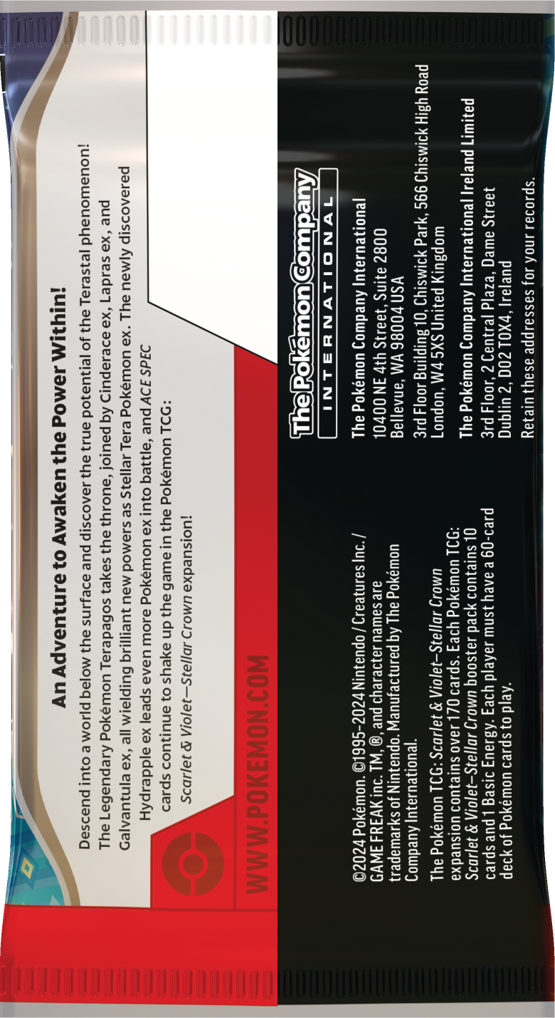 Pokémon TCG: Scarlet & Violet Stellar Crown Booster Pack