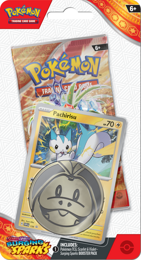 Pokémon TCG: Scarlet & Violet Surging Sparks Checklane Blister (Pachirisu)