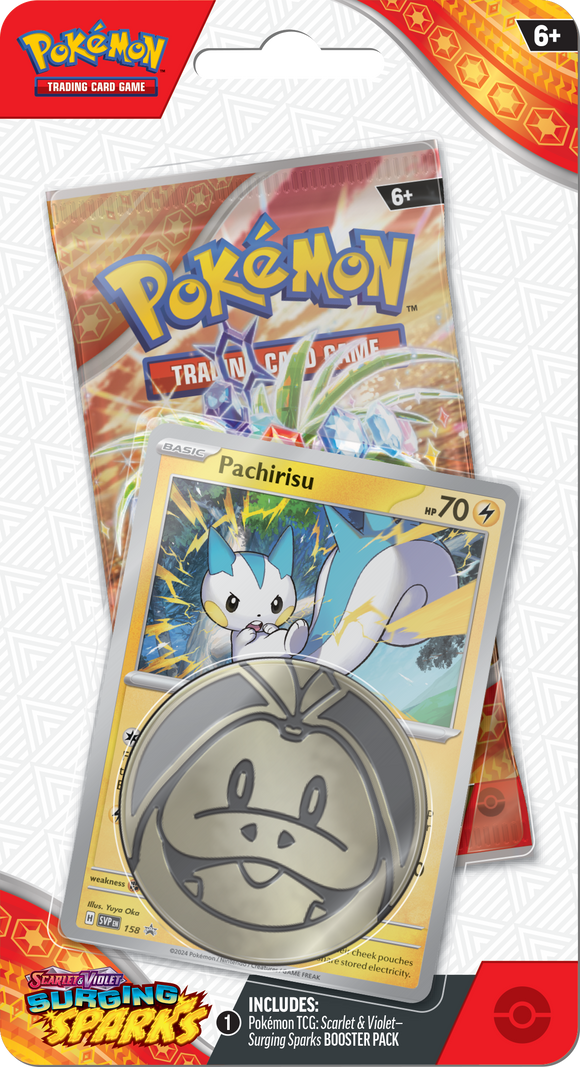 Pokémon TCG: Scarlet & Violet Surging Sparks Checklane Blister (Pachirisu)