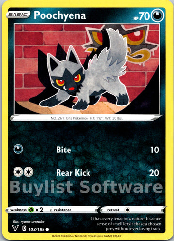 Poochyena [103/185] [SWSH04: Vivid Voltage]