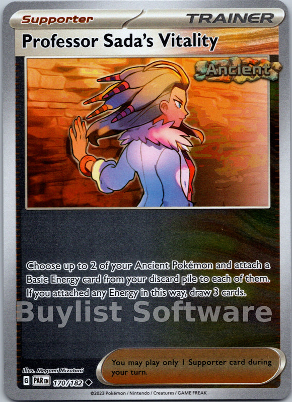 Professor Sada's Vitality (170/182) - [Scarlet & Violet: Paradox Rift]