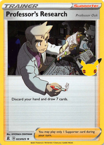 Professor's Research [023/025] [Celebrations] Holofoil