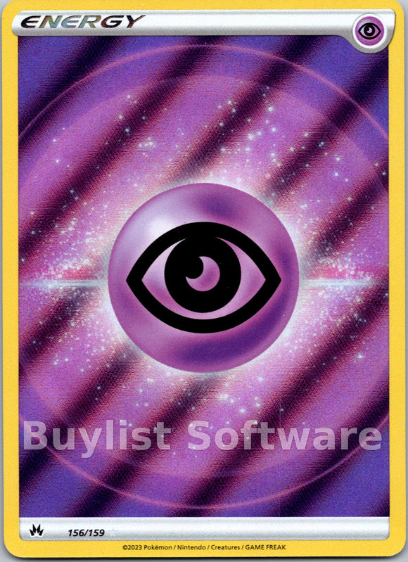 Psychic Energy (156/159) (Texture Full Art) [Sword & Shield: Crown Zenith]