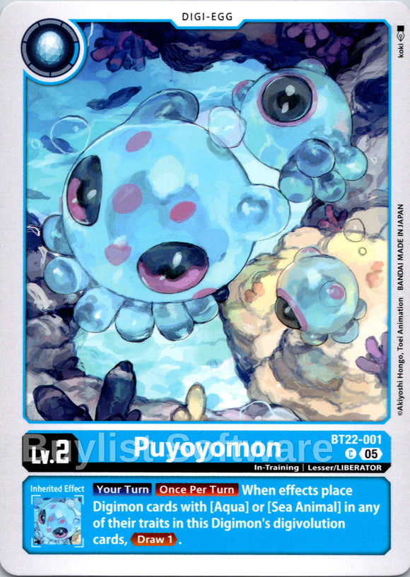 Puyoyomon [BT22-001 C] [Cyber Eden]