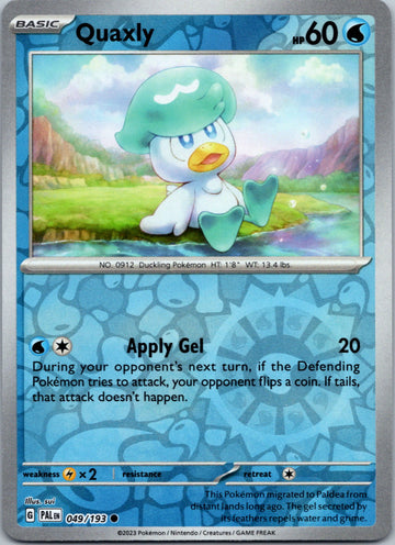 Quaxly - 049/193 [049/193] [Paldea Evolved] Reverse Holofoil