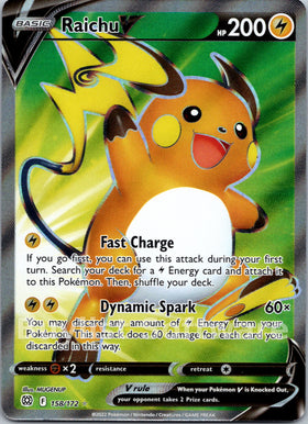Raichu V [158/172] [Brilliant Stars] Holofoil