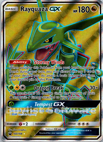 Rayquaza GX (160/168) [Sun & Moon: Celestial Storm]