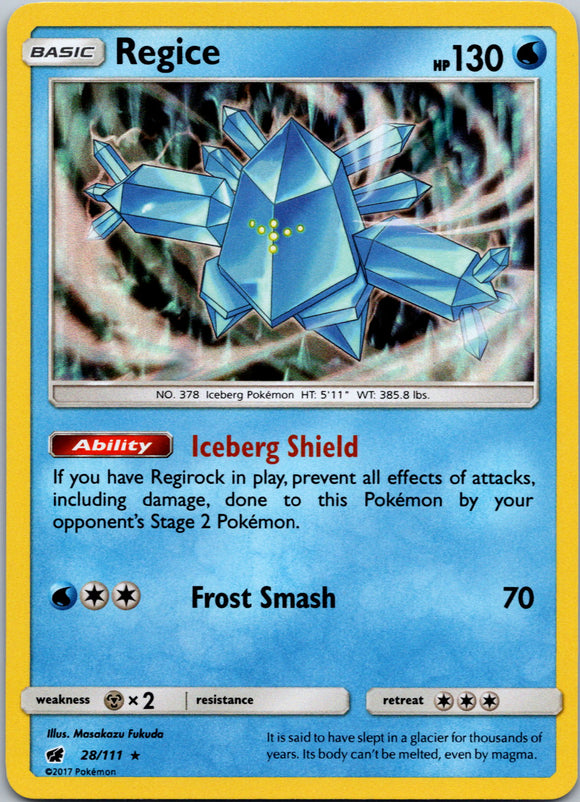 Regice [28/111] [Crimson Invasion] Reverse Holofoil