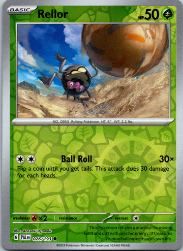 Rellor - 026/193 [026/193] [Paldea Evolved] Reverse Holofoil