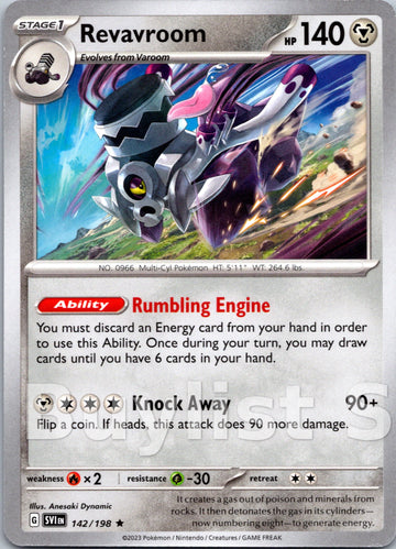 Revavroom [142] - (SV01 Scarlet & Violet Base Set) Holofoil
