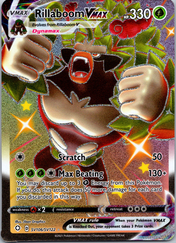 Rillaboom VMAX [SV106/SV122] [Shining Fates: Shiny Vault] Holofoil
