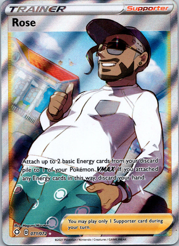 Rose (Full Art) [071/072] [Shining Fates] Holofoil