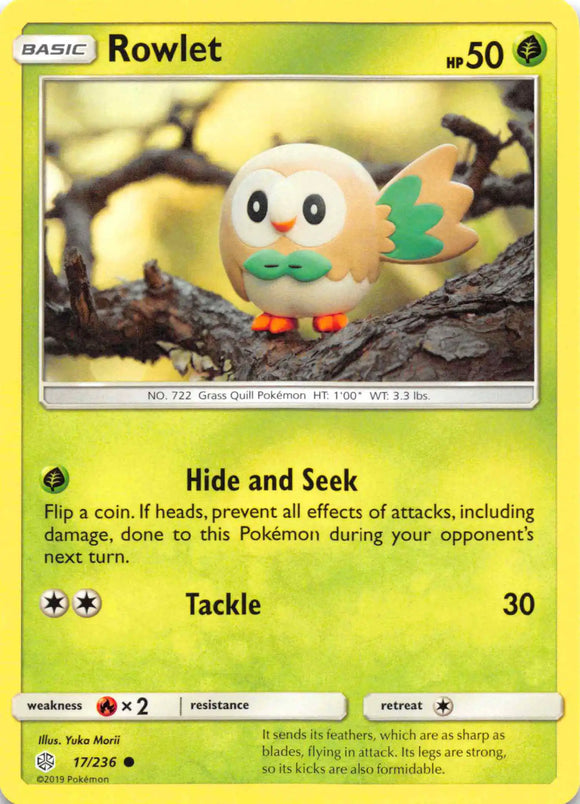 Rowlet - 17/236 [17/236] [Cosmic Eclipse]