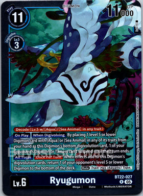 Ryugumon [BT22-027 R] [Cyber Eden] Foil