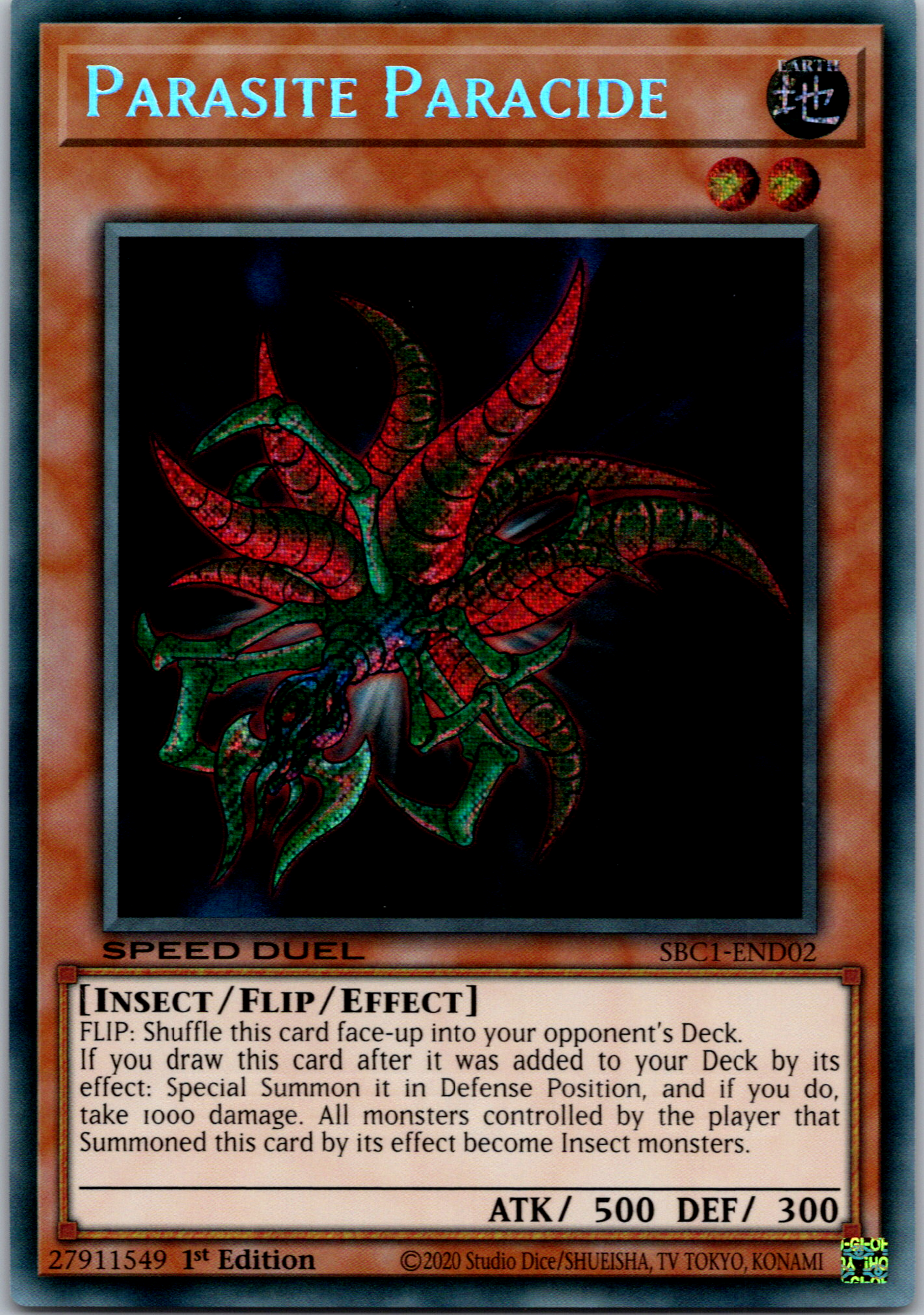 Parasite Paracide [SBC1-END02] Secret Rare