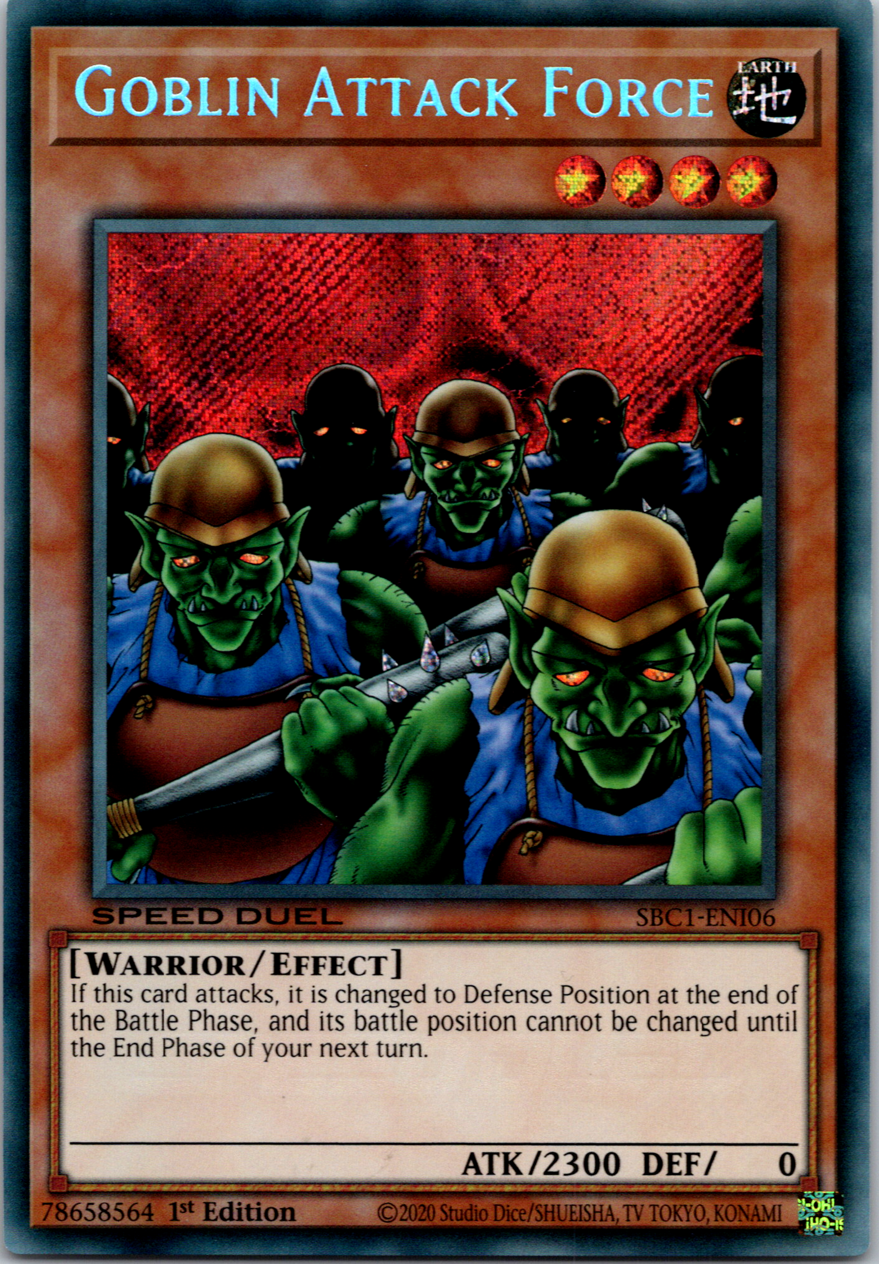 Goblin Attack Force [SBC1-ENI06] Secret Rare